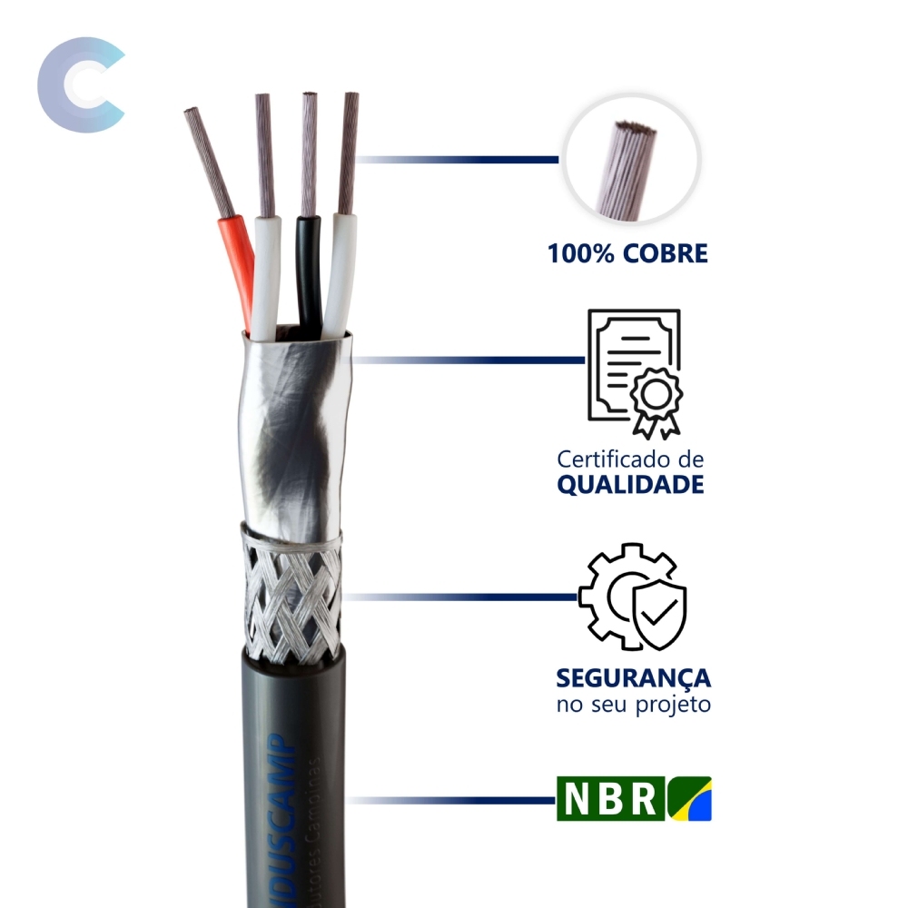 Cabo Afs Px Awg Blindagem Compre Na Conduscamp